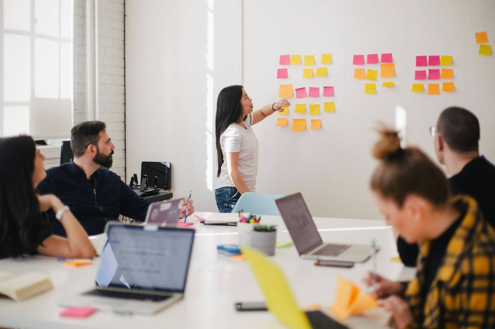 Brand strategy meeting