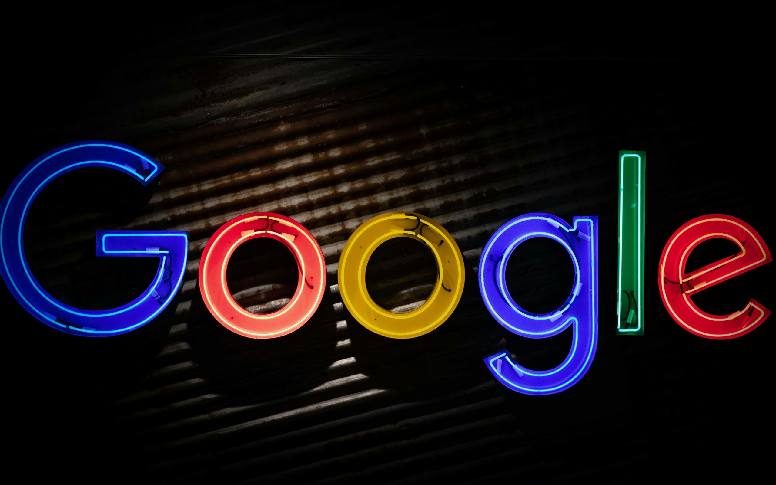 Neon Google Logo
