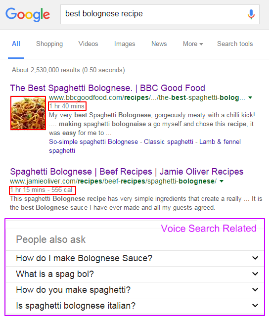 voice and snippets recipes - SOZO Web Design Agency