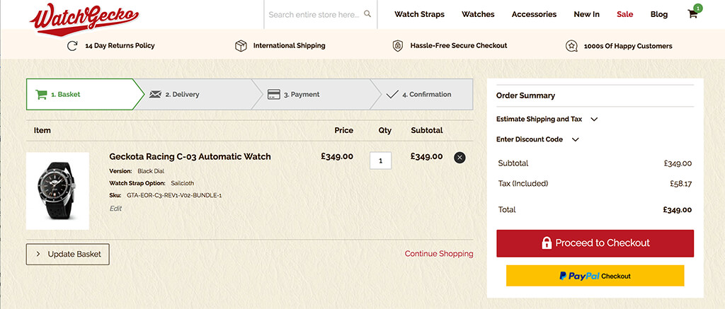 watch gecko screenshot - SOZO Web Design Agency